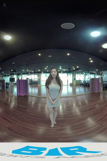 섹시 필라테스 강사 힙라인 트레이닝 포스터