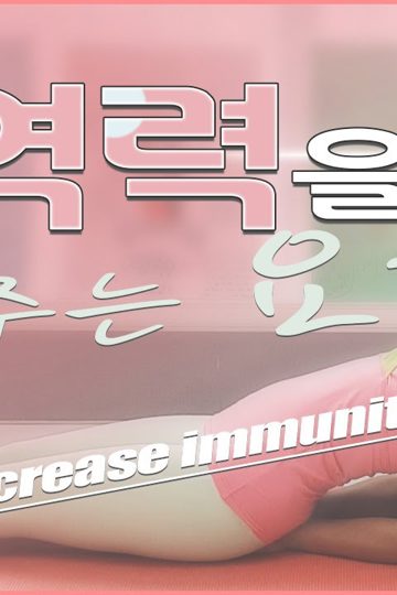 면역력강화 포스터